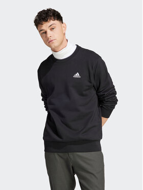 adidas adidas Bluza Essentials French Terry Embroidered Small Logo Sweatshirt IC9329 Czarny Regular Fit