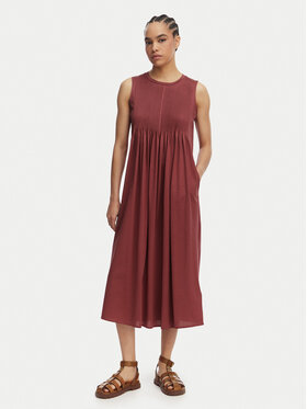 Weekend Max Mara Weekend Max Mara Kleid für den Alltag Ricordo 2615621022 Dunkelrot Regular Fit
