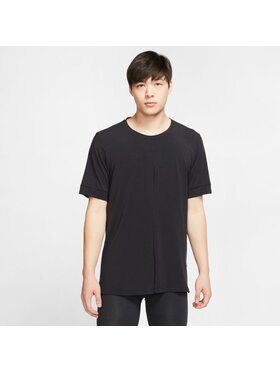 Nike Nike T-Shirt Dri-FIT Yoga Czarny Regular Fit