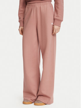 adidas adidas Spodnji del trenirke Essentias LL0411 Rjava Wide Leg