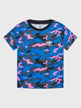 adidas adidas T-Shirt Allover HK0275 Kolorowy Regular Fit