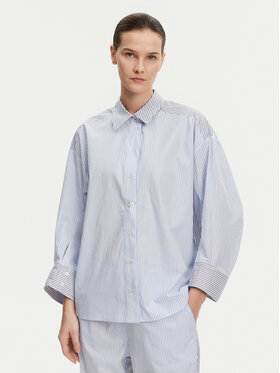 Munthe Munthe Cămașă Filberto 251102325126 Albastru Oversize