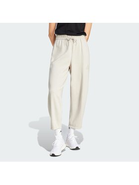 adidas adidas Spodnie materiałowe 139613 Beżowy Loose Fit