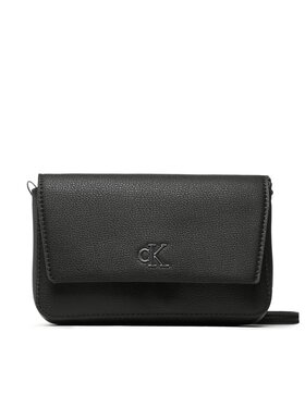 Calvin Klein Jeans Calvin Klein Jeans Kabelka Minimal Monogram Walet W/Strap K60K610704 Čierna