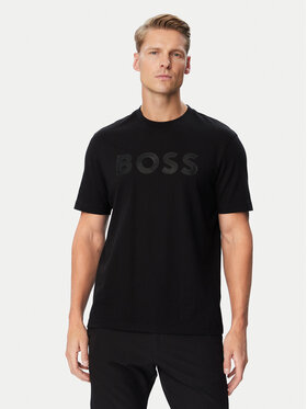 BOSS BOSS T-shirt Structure Logo 50566883 Nero Regular Fit