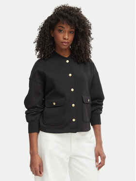 Tommy Hilfiger Tommy Hilfiger Demisezoninė striukė WW0WW48730 Juoda Relaxed Fit