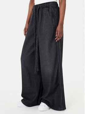 adidas adidas Jeansy KD3919 Czarny Wide Leg