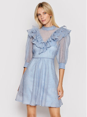 Custommade Custommade Φόρεμα καλοκαιρινό Luisa 212344408 Μπλε Regular Fit