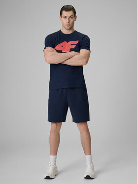 4F 4F Szorty sportowe COMMERCIAL 3 Granatowy Regular Fit
