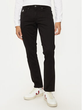 U.S. Polo Assn. U.S. Polo Assn. Hlače MUP3385 Crna Slim Fit