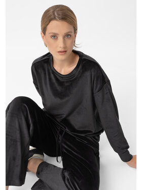 Volcano Volcano Bluza B-CARLA Czarny Regular Fit