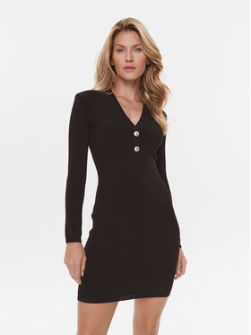 Liu Jo Liu Jo Sukienka dzianinowa MF3381 MA18F Czarny Slim Fit