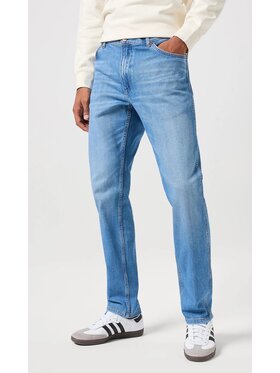 Wrangler Wrangler Jeansy River Niebieski Tapered Fit