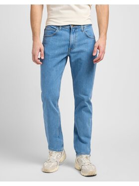 Lee Lee Jeansy BROOKLYN Niebieski Straight Fit