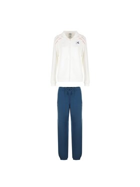 Diadora Diadora Komplet dresowy DIADORA L.TRACKSUIT HD FZ CORE Biały Regular Fit