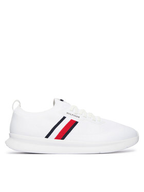 Tommy Hilfiger Tommy Hilfiger Sneakers Lightweight Knitted Runner FM0FM05756 Alb