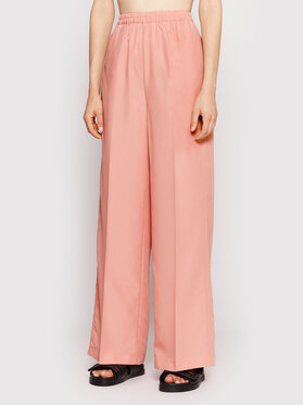 Sisley Sisley Текстилни панталони 48J6LF012 Розов Regular Fit