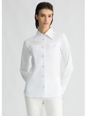 Liu Jo Liu Jo Koszula CA5023T243211111 Biały Slim Fit
