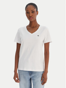 Calvin Klein Jeans Calvin Klein Jeans Tričko Ss Monogram Vnk LV047B205G Biela Regular Fit