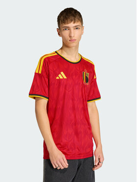 adidas adidas Koszulka techniczna Belgium 26 Home Jersey Czerwony Slim Fit