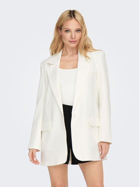 ONLY ONLY Сако 15245698 Бял Oversize