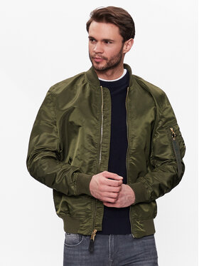 Alpha Industries Alpha Industries Bomber stila jaka MA-1 VF LW Zaļš Slim Fit