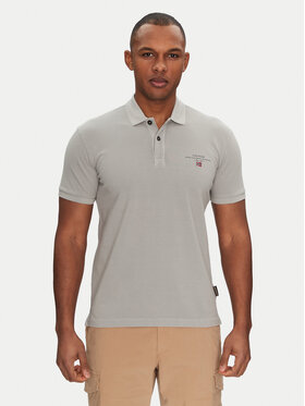 Napapijri Napapijri Poloshirt Elbas NP0A4GDL Grau Regular Fit