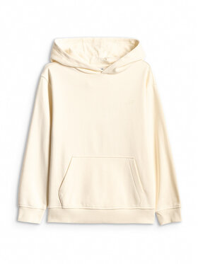 4F 4F Bluza BASIC+ Kremowy Loose Fit
