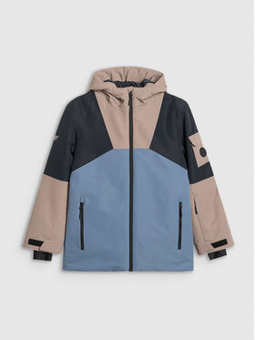 4F 4F Kurtka snowboardowa SNOWBOARD Brązowy jasny Regular Fit