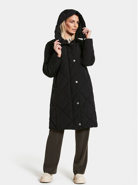 Didriksons Didriksons Télikabát Torun 504377 Fekete Relaxed Fit