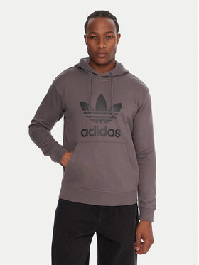 adidas adidas Μπλούζα adicolor Classics Trefoil JY3765 Γκρι Regular Fit