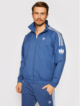 adidas Jakna protiv vjetra adicolor 3D Trefoil GN3552 Plava Regular Fit •  Modivo.hr