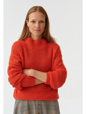 TATUUM TATUUM Sweter SUZI Pomarańczowy Oversize