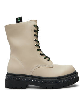 Guess Guess Schnürstiefeletten Joya FL7JYA LEA10 Écru