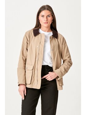 TeeShoppen TeeShoppen Kurtka przejściowa 'Basic Collection' Beżowy Regular Fit