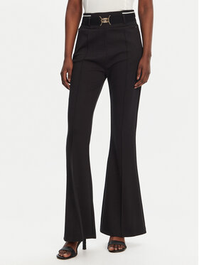Liu Jo Sport Liu Jo Sport Pantaloni di tessuto TA5256 JS182 Nero Flare Fit