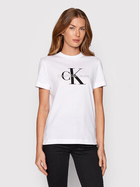 Calvin Klein Jeans Calvin Klein Jeans T-Shirt J20J219142 Λευκό Regular Fit