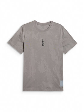 4F 4F T-Shirt BRIGHT TRACK Szary jasny Regular Fit
