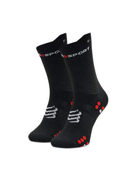 Compressport Compressport Augstas unisex zeķes Pro Racing Socks V4.0 Run High XU00046B_906 Melns