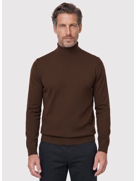 Pako Lorente Pako Lorente Sweter P26WN-2X-016 Brązowy Classic Fit
