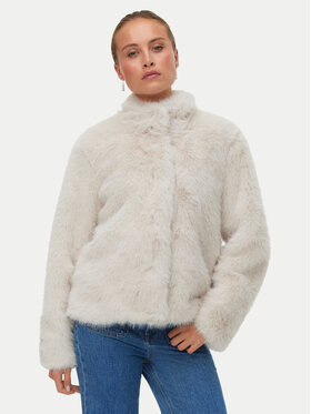 Vero Moda Vero Moda Kožušina Monroe 10315328 Béžová Regular Fit