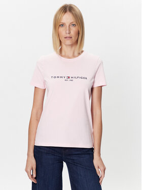 Tommy Hilfiger Tommy Hilfiger T-Shirt WW0WW28681 Rosa Regular Fit