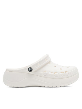 Crocs Crocs Ciabatte BAYA PLATFORM CLOG 208186-100 Bianco