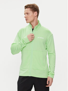 adidas adidas Суитшърт от техническо трико Terrex Multi Light IQ3741 Зелен Slim Fit