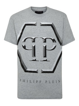 PHILIPP PLEIN PHILIPP PLEIN Tričko 439 Sivá Regular Fit