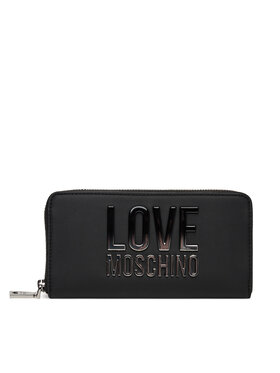 LOVE MOSCHINO LOVE MOSCHINO Duży Portfel Damski JC5730PP0MKD000B Czarny