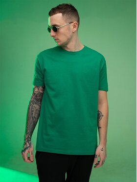 Urban City Urban City T-Shirt T-Shirt Męski Kelly Zielony UrbanCity No Logo XXL Zielony Regular Fit