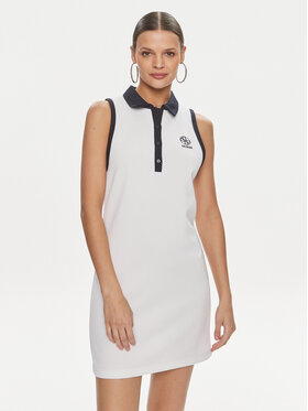 Guess Guess Kleid für den Alltag Mylah V4GK02 KBFB2 Weiß Bodycon Fit