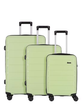 D&N D&N Komplet walizek 310024 Zielony