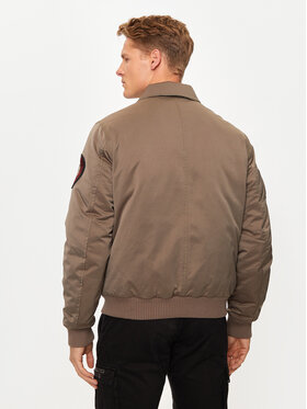 Aeronautica Militare Bomber 242AB2190CT3376 Smeđa Regular Fit